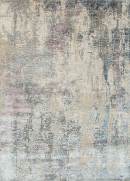 Uvenuti LRB-1542, Antique White/Ice Blue by Jaipur Rugs