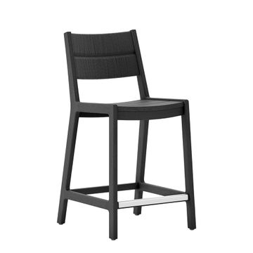 BESSO TEAK/WOVEN COUNTER STOOL by JANUS et Cie