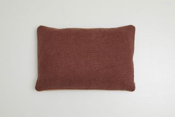 Duke Pipe Rectangle Cushion Mahogany by Jardan