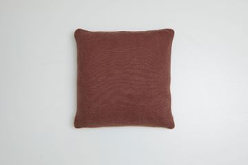 Duke Pipe Square Cushion Mahogany by Jardan