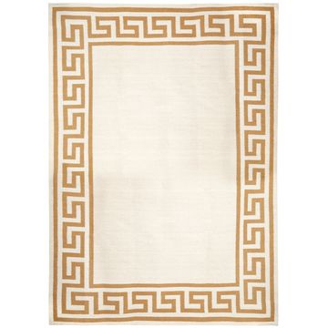 Greek Key Border Flatweave Rug by Jonathan Adler