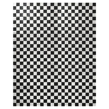 Checkerboard Small Scale Flatweave Rug by Jonathan Adler