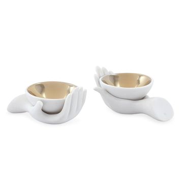 Eve Salt & Pepper Cellars by Jonathan Adler