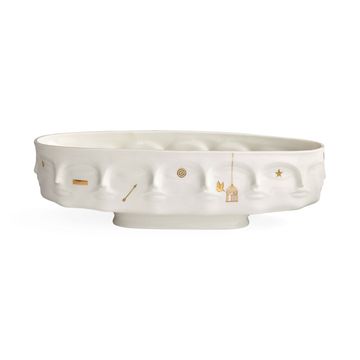 Gilded Dora Maar Long Bowl by Jonathan Adler