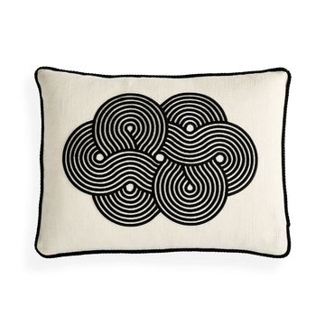 Pompidou B&W Cloud Pillow by Jonathan Adler