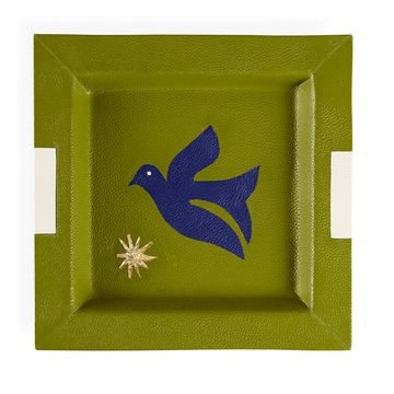 Playa Leather Bird Tray by Jonathan Adler