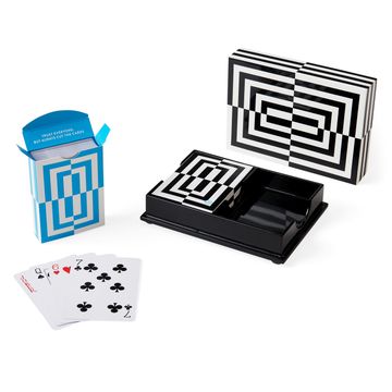 Op Art Lacquer Card Set by Jonathan Adler
