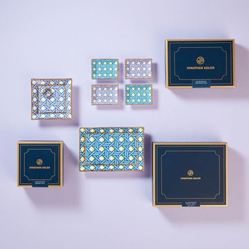 Basketweave Petite Tray Set by Jonathan Adler - view 3