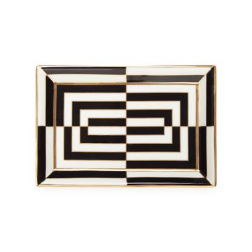 Op Art Rectangle Tray by Jonathan Adler - view 2