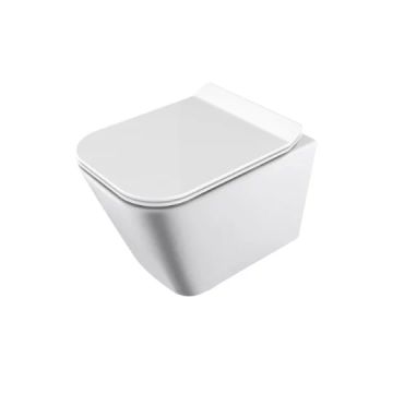 Smart Toilets and Toilet Accessories - Wall-Hung Toilet W/Toilet Seat & Cover by JUSTIME
