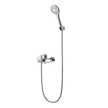 Pan 2 Series - Bath/Shower Mixer W/Hand Shower & Wall Bracket & Hose 150cm by JUSTIME