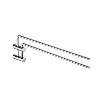 Still One Bathroom Accessories - Swivel Double Towel Bar by JUSTIME
