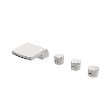 Series - Three-Handle Bathtub Faucet (Hot/Cold/Ice) by JUSTIME