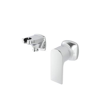 Arch 2 Series - Concealed Shower Mixer W/Shower Holder & Wall Supply by JUSTIME