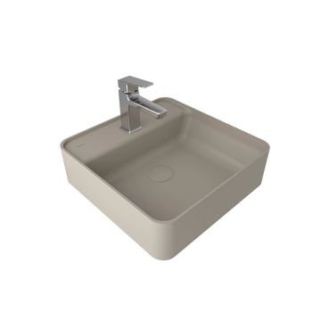 Smartedge Square Washbasin Matte Mink 45X45 Cm by Kale