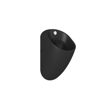 Zero 2.0 Photocell Nozzle Integrated Back Water Inlet Urinal Matte Black by Kale