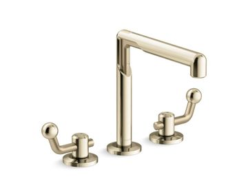 Vice Deck-mount Bath Faucet, Crank Handle by Kallista