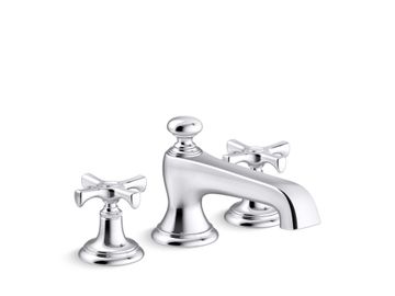 Bellis Deck-Mount Bath Faucet, Cross Handles by Kallista
