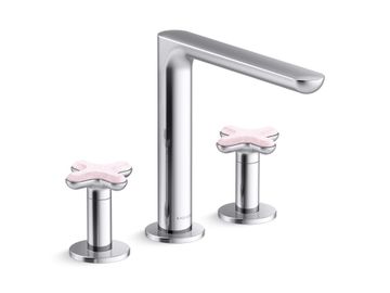 002 Deck-Mount Bath Faucet, Rose Quartz by Kallista