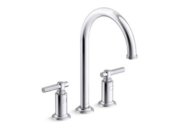Central Park West Swing Spout Widespread Faucet, Arch Spout, Lever Handles by Kallista