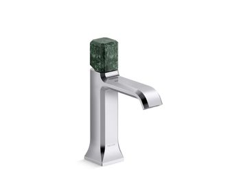 Bezel Single Control Sink Faucet, Guatemala Stone Handle by Kallista