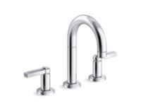 Sink faucet, arch spout, lever handles by Kallista - view 4