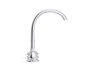 Sink faucet, arch spout, lever handles by Kallista - view 5
