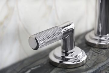 Sink faucet, low spout, lever handles by Kallista - view 2