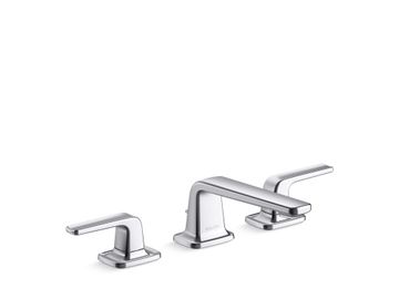 Per Se Sink Faucet, Low Spout with Lift Rod, Lever Handles by Kallista