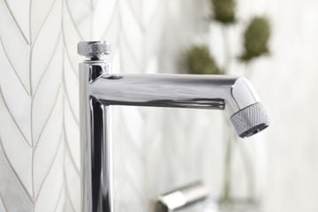 Sink faucet, tall spout, lever handles by Kallista - view 6