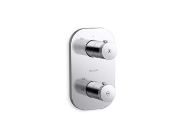 Aileron Stacked 1-Outlet Thermostatic Trim by Kallista