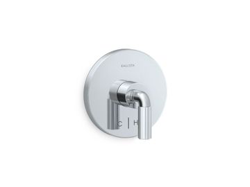 One Thermostatic trim, FP5 handle by Kallista