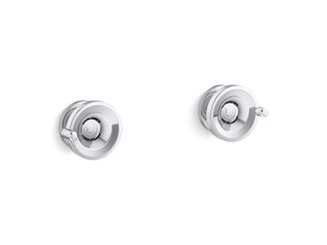 Vice Wall-Mount Bath Faucet Handles, Wheel by Kallista