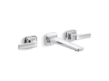 Per Se Wall-Mount Sink Faucet, Lever Handles by Kallista