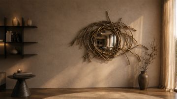 NEST K1240 - Wall-mounted framed mirror by KARPA