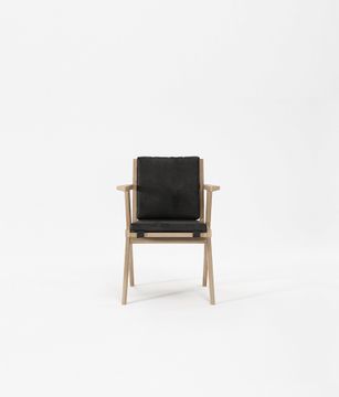 Armchair w Leather by KARPENTER
