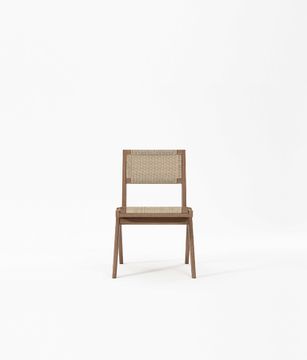 Chair w Natural Paper Cord by KARPENTER