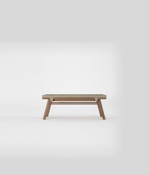 Circa17 Bench with Cushion by KARPENTER