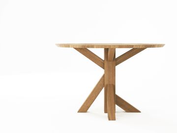 Ki Round Dining Table 120 by KARPENTER