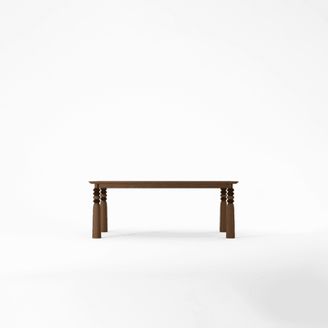 Staccato Rectangular Dining Table 200 Amber Cocoa by KARPENTER