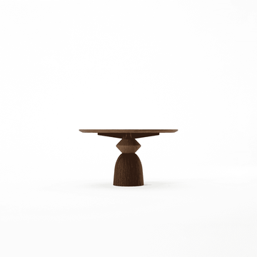 Staccato Round Coffee Table Amber Cocoa by KARPENTER