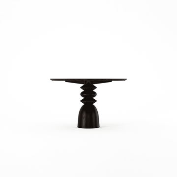 Staccato Round Dining Table 120 Kuro Wenge by KARPENTER