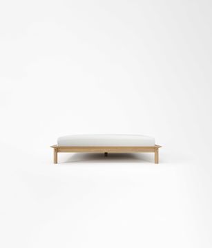 Tenon Queen Size Bed Without Headboard by KARPENTER