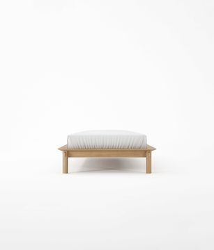 Tenon Single Size Bed Without Headboard by KARPENTER