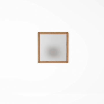 Vintage Square Hanging Mirror by KARPENTER