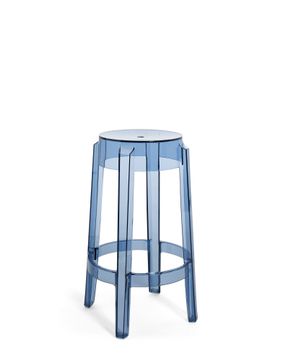 Charles ghost 65 cm (2 stools)  by Kartell