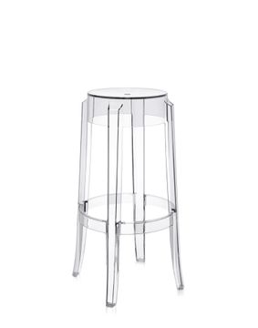 Charles ghost 75 cm (2 stools)  by Kartell - view 2