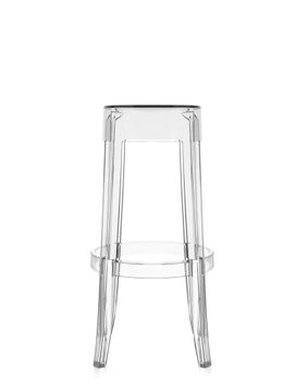 Charles ghost 75 cm (2 stools)  by Kartell - view 3