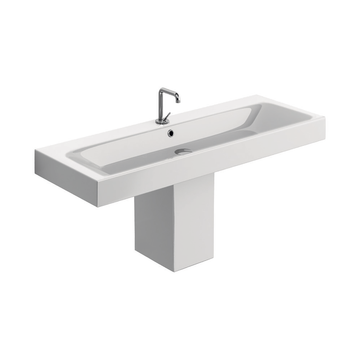 CENTO 3534-3575 - One hole bidet with  hemlock legs, Semi-pedestal by Kerasan