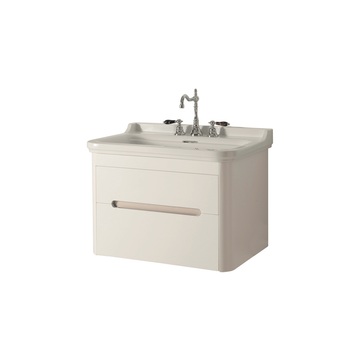 WALDORF 4141-9256 - Washbasin 80 with wall hung cabinet by Kerasan